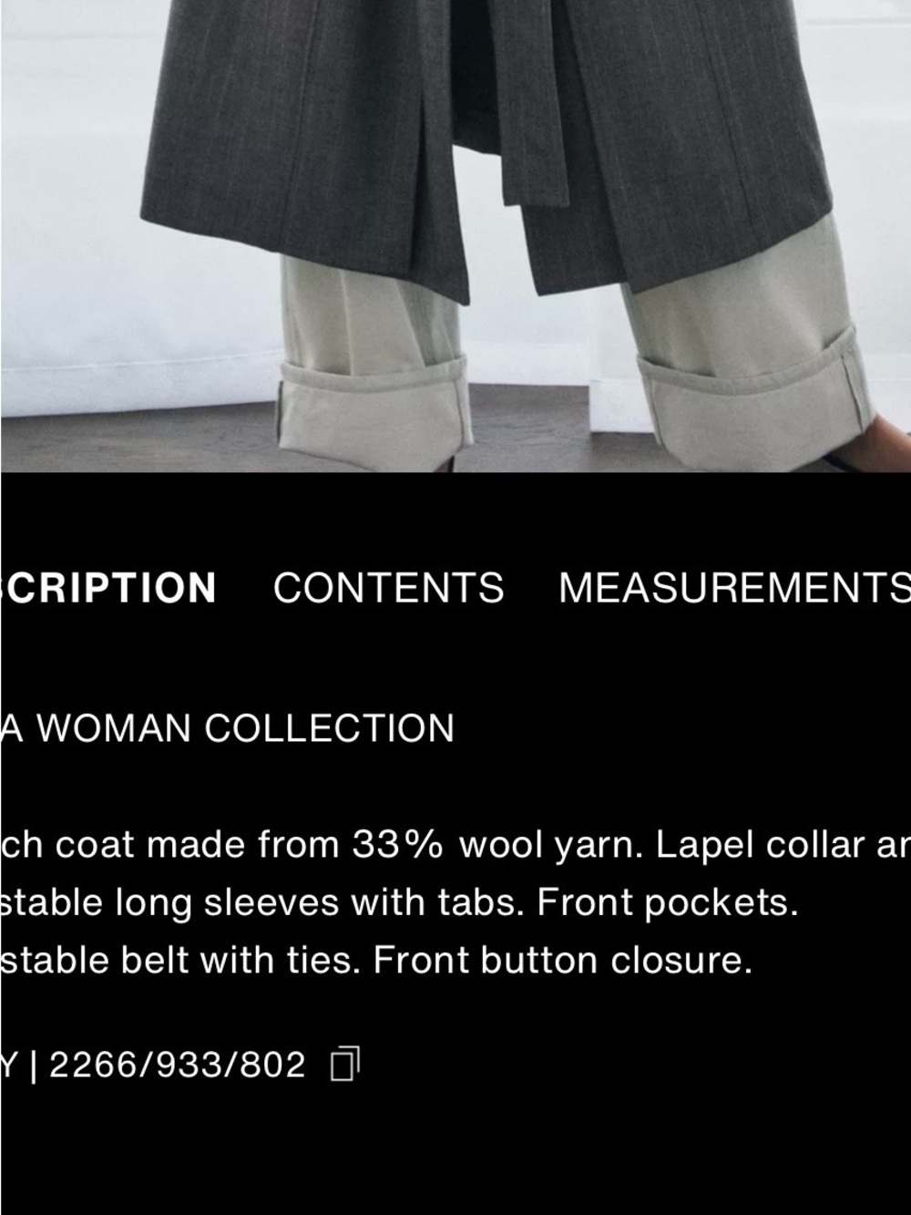 NWT ZARA Trench Coat $269 retail - Picture 11 of 11